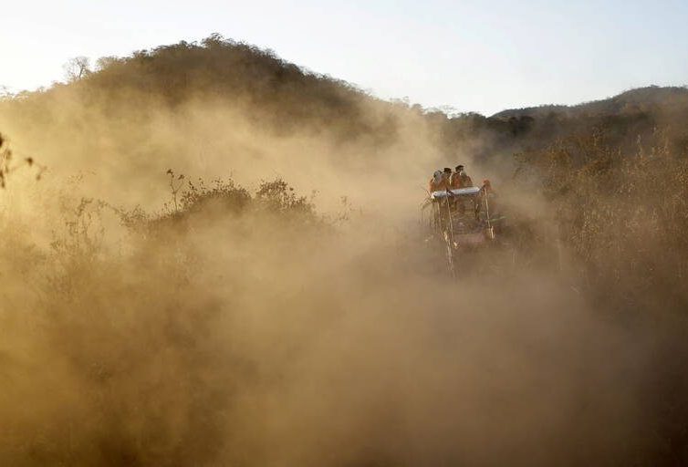 🇧🇷 Au Brésil, l’absence de pluies et les incendies assèchent le Pantanal (François-Xavier Gomez / Libération)